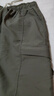 Wassup Sohot短褲男夏季冰絲涼感工裝褲男潮流休閑五分褲 軍綠色 2XL 曬單實(shí)拍圖