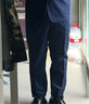 法蒙澤西服套裝男士三件套商務(wù)職業(yè)正裝小西裝男結(jié)婚新郎上班修身外套男 藏青色(西服+西褲+襯衫+大禮包) 3XL【140-155斤】 曬單實拍圖