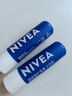 妮維雅（NIVEA）天然型潤唇膏雙支裝4.8g*2男女適用滋潤保濕打底 曬單實(shí)拍圖