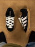 adidas「鯊魚(yú)面包鞋」ADIMATIC經(jīng)典滑板鞋男女阿迪達斯官方三葉草 黑色/白色   44 曬單實(shí)拍圖