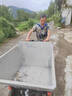 勝鑫惠  建筑工地工程翻灰斗車(chē)電動(dòng)手推車(chē)拉糞車(chē)拉沙養殖搬運三輪平板車(chē) 電動(dòng)不銹鋼斜斗車(chē)【70寬】 曬單實(shí)拍圖