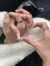 紀思梵輕奢時尚首飾情侶戒指對戒指表白生日禮物紀念日送女朋友高級實用 情侶戒指（順豐空運極速達） 曬單實拍圖