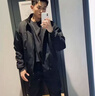 肆緘GTAL美式ma1飛行員夾克外套男款春秋季高級感痞帥三防立領(lǐng)棒球服 黑色升級款 3XL 適合180-200斤 曬單實(shí)拍圖