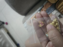 周六福七夕禮物  黃金轉運珠女款硬金琺瑯?lè )酆：饺厥执甌 定價(jià) 0.85g 曬單實(shí)拍圖