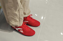 卡帕（Kappa）Wing女鞋紅色賽車(chē)鞋女薄底德訓鞋2026春季新款戶(hù)外休閑運動(dòng)鞋子女 櫻桃紅/冬日白 39 曬單實(shí)拍圖