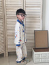巴帝巴帝秋冬新款純棉嬰幼兒男童家居服套裝寬松舒適透氣 遨游太空 120 曬單實(shí)拍圖