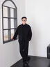 伯爵卓爾經(jīng)典通勤雙面呢西服男士2025秋冬季新款簡(jiǎn)約西裝外套男 W541611 月夜黑 XL (180) 曬單實(shí)拍圖