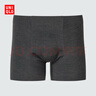 優(yōu)衣庫男裝AIRism無(wú)痕針織短褲空氣衣男士普通腰內褲474329 479885/08深灰色 XL 曬單實(shí)拍圖