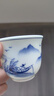 鎮師傅景德鎮純手繪主人杯單杯小茶杯茶盞高檔功夫陶瓷個(gè)人專(zhuān)用品茗杯子 手繪【湖光山色】品茗杯簡(jiǎn)裝 曬單實(shí)拍圖
