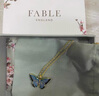 Fable【管樂(lè )同款】藍蝴蝶琺瑯彩項鏈女生小眾高級感生日禮物百搭氣質(zhì) 藍蝴蝶琺瑯彩項鏈 一條 曬單實(shí)拍圖