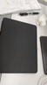 智思慧 適用Apple iPad第六/五代保護套9.7英寸 蘋(píng)果平板5/6代旋轉橫豎支撐透明殼硅膠全包防摔皮套 黑色 曬單實(shí)拍圖