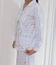 ARTFULMOM英國純棉月子服孕婦睡衣2025新款春秋季產(chǎn)后哺乳十月份家居服套裝 淺藍萌鴨 L【推薦體重：100-120斤】 曬單實拍圖