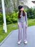 小豬彼特女童速干套裝長袖T恤兒童秋裝運(yùn)動(dòng)服戶外山系大童瑜伽跑步訓(xùn)練服 15150灰色 130 cm 曬單實(shí)拍圖
