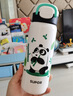 蘇泊爾（SUPOR）保溫杯大容量316L不銹鋼水杯兒童小學(xué)生一蓋雙飲便攜吸管杯彈蓋杯 曬單實(shí)拍圖