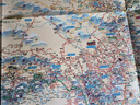 旅游地圖 2025年新版中國自駕游攻略圖 全國景點露營地自駕游線路圖 曬單實拍圖
