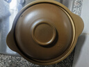 奕壽 砂鍋煲湯鍋家用明火燃氣灶老式土燉鍋瓷煲山西平定亮晶晶小沙鍋 曬單實(shí)拍圖