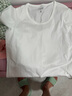 森馬（Semir）短袖t恤女短款合體顯瘦正肩內(nèi)搭25夏涼感修身打底衫109325100001 曬單實(shí)拍圖