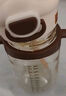 NEVS寶寶吸管杯嬰兒學飲杯6個月以上兒童ppsu水杯帶手柄350ml-奶格米 曬單實拍圖