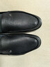 金利來(lái)（Goldlion）男鞋商務(wù)皮鞋輕質(zhì)耐穿鹿皮革樂(lè )福鞋G580430546AAA黑色39碼 曬單實(shí)拍圖