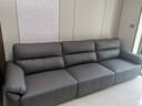 和諧都匠意式零靠墻真皮電動(dòng)沙發(fā)大象耳朵多功能伸縮兩用現代客廳功能沙發(fā) 2.6米三電機位 接觸面加厚真皮+海綿坐墊 曬單實(shí)拍圖