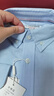 U.S. POLO ASSN.襯衫男春秋長(zhǎng)袖白色休閑工裝外套高端免燙抗皺寬松藍(lán)色男士襯衣 曬單實(shí)拍圖