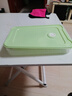 ?【可冷藏冷凍】?jì)鲲溩雍斜涫占{盒食品級水餃速凍保鮮盒餛飩 1蓋 1層 曬單實(shí)拍圖