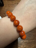 胖東來(lái)品質(zhì)天然南紅手串男女單圈素珠手鏈紅瑪瑙柿子紅手串送女友 南紅圓珠約10~11mm【19顆】 曬單實(shí)拍圖