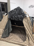 駱駝（CAMEL）帳篷戶外便攜式折疊全自動露營黑膠防雨防曬野餐帳篷A027-2流沙金 曬單實拍圖