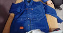 啄木鳥(niǎo)加絨加厚牛仔外套男春秋冬季保暖耐磨中年男士大碼寬松牛仔衣夾克 8913藍色  六口袋【品牌特價(jià)清倉撿漏】 加絨 XL 135-148斤 曬單實(shí)拍圖