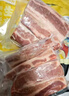 龍大肉食黑豬去皮五花肉條 凈重2.4斤 去皮五花豬五花燒烤食材豬肉 曬單實拍圖