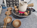 【采銷(xiāo)推薦】粗陶罐圍爐煮茶烤奶茶罐陶瓷側把煮茶壺大容量可干燒 墨宇電陶爐+月如條紋側把壺+4杯 曬單實(shí)拍圖