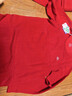 久歲伴大紅色兒童保暖內衣套裝男女童吸濕發(fā)熱睡衣中大童本命年棉毛衫褲 曬單實(shí)拍圖