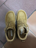 百麗（Belle）男鞋高幫休閑工裝鞋2025冬季新商場(chǎng)同款真皮板鞋加絨8WK01DD5 黃色-單里 40 (250mm) 曬單實(shí)拍圖