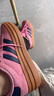 adidas「T頭鞋」VL COURT厚底增高板鞋德訓鞋女子阿迪達斯輕運動(dòng) 粉色/深藍   38 曬單實(shí)拍圖