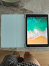 JPLAYER蘋果iPad 5/6/Air2 保護(hù)套9.7英寸2018款平板電腦保護(hù)殼三折支架智能休眠全包輕薄便攜防摔 白冰藍(lán) 曬單實(shí)拍圖