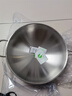三四鋼炒鍋316L不銹鋼炒菜鍋燃?xì)庠顚Ｓ脽o涂層不銹鋼鍋圓底32cm 34785 曬單實(shí)拍圖