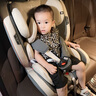 貝倍適（BAYBETSS）兒童安全座椅汽車用0-4-12歲寶寶360度旋轉(zhuǎn)嬰兒車載坐椅ISOFIX 米灰色【遮陽棚+上拉帶+側(cè)保護(hù)】 曬單實(shí)拍圖