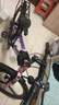 飛鴿兒童自行車6-8-10-12歲青少年自行車學生12到18歲變速山地自行車 變速+一體輪+漸變紫+后座挎包 24寸【適合身高155cm-170cm】 曬單實拍圖