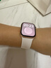 Apple/蘋果 Watch S11 智能手表GPS款42毫米玫瑰金色鋁金屬表殼淡桃粉色運動型表帶M/L MEUP4CH/B 曬單實拍圖