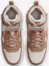 NIKE 耐克童鞋 COURT BOROUGH MID 男女童中幫魔術(shù)貼兒童運動(dòng)休閑板鞋 曬單實(shí)拍圖