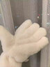 曇蓓漫卡皮巴拉毛絨手套冬季女保暖可愛(ài)風(fēng)加絨加厚送女朋友連指情侶手套 卡皮巴拉毛絨手套【白色】加絨加厚 均碼 20*15cm 曬單實(shí)拍圖