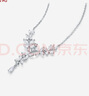 周六福紫藤花項鏈S925銀輕奢鎖骨鏈生日禮物J0613600 40+5cm 曬單實(shí)拍圖