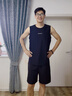羽克男士泳衣套裝2025新款速干游泳運動(dòng)背心男款防尷尬游泳褲裝備全套 黑色兩件套 【雙層泳褲+背心泳衣】 4XL 【建議175-180cm170-200斤】 曬單實(shí)拍圖