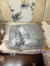 波司登（BOSIDENG）【反季】羽絨服新國標90絨女長(cháng)款過(guò)膝廓形顯瘦自由舒適保暖外套 優(yōu)雅灰8413 S 160/84A 體重約110-130斤 曬單實(shí)拍圖