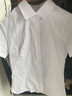 龍偉聯(lián)合白色襯衫女簡(jiǎn)約短袖職業(yè)裝白色春夏商務(wù)休閑免燙職場(chǎng)通勤面試正裝 曬單實(shí)拍圖