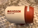 美廚（MAXCOOK）304不銹鋼早餐杯豆漿燕麥片杯帶蓋勺外帶便攜不銹鋼湯杯保溫飯盒 珊瑚紅 杯+勺+吸管MCB0382550ml 曬單實(shí)拍圖