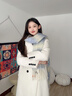 織錦樓BS圍巾女漸變羊毛圍巾女新款保暖彩虹感披肩送女友生日禮物 漸變彩虹【羊毛面料】禮盒裝 曬單實(shí)拍圖