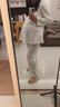 嫚熙（EMXEE）【新品】秋冬哺乳衣外出純棉孕婦自帶胸墊睡衣月子服產(chǎn)后家居服 【可拆卸杯墊】奶昔黃 L 曬單實(shí)拍圖