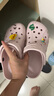 卡駱馳（CROCS）洞洞鞋貝雅男鞋女鞋輕便耐磨一腳蹬拖鞋休閑鞋|10126 裸粉-6PI 37 /38(230mm) 曬單實(shí)拍圖