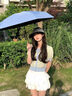 慕妮薇日本碳纖維超輕小雨傘晴雨兩用便攜輕便太陽(yáng)傘折疊羽毛傘超細鉛筆 克因藍【抗風(fēng)碳纖維-超輕防曬】 曬單實(shí)拍圖